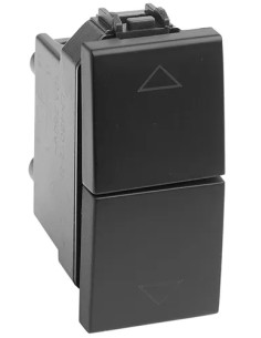 PULSANTE DOPPIO NERO MAURER - CF. BUSTA - MAURER