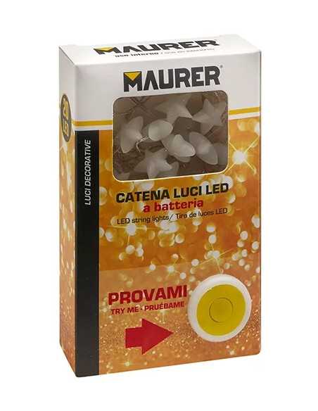 NATALE - LUCI DECORATIVE ASSORTITE A BATTERIE - MAURER | Utensili Store