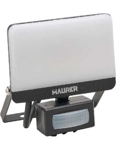 PROIETTORE LED C/SENS.MOVIMENTO MAURER 50W 4000°K IP65 - Senza Marca | Utensili Store