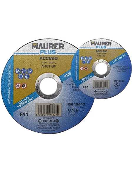 MOLA TAGLIO FERRO MAURER PLUS - MAURER-PLUS | Utensili Store