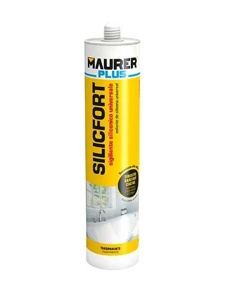 SILICONE ACETICO "SILICFORT" MAURER PLUS - MAURER-PLUS | Utensili Store