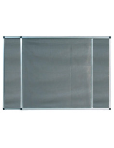 ZANZARIERA TELAIO ESTENSIBILE ORIENTABILE GRIGIO 50X50 MAURER FIBRA - MAURER