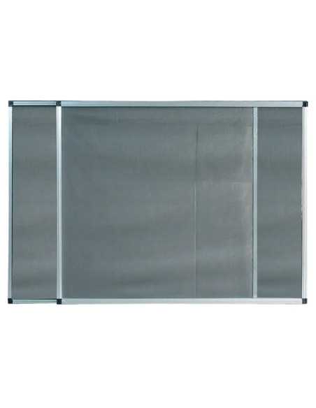 ZANZARIERA TELAIO ESTENSIBILE ORIENTABILE GRIGIO 50X50 MAURER FIBRA - MAURER | Utensili Store