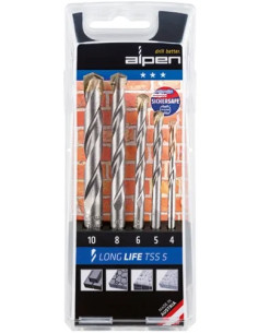 PUNTE SERIE MURO LONG LIFE TSS 5 5PZ ALPEN ASTUCCIO PVC - ALPEN