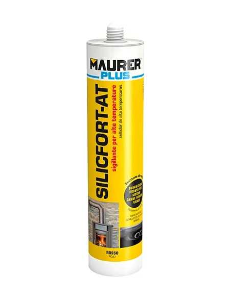 SILICONE ALTA TEMPERATURA MAURER PLUS ROSSO - MAURER-PLUS | Utensili Store