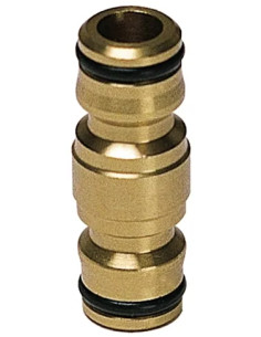 GIUNZIONE DUE INNESTI MASCHI PAPILLON OTTONE - PAPILLON