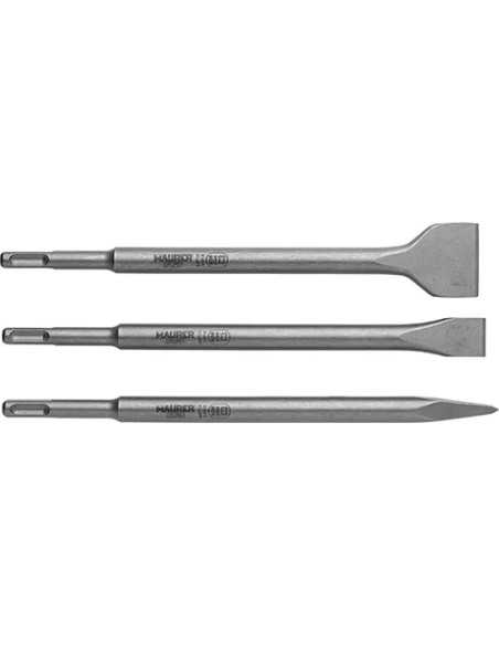 SCALPELLI MAURER PLUS SDS PLUS 3PZ - MAURER-PLUS | Utensili Store