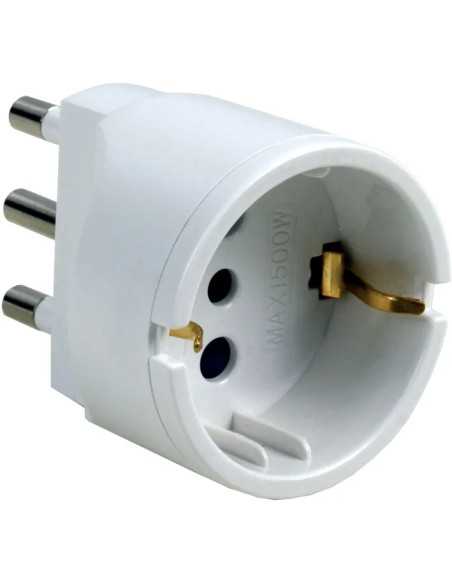 ADATTATORE SEMPL. SCHUKO BIANCO MAURER - CF. BUSTA - MAURER | Utensili Store