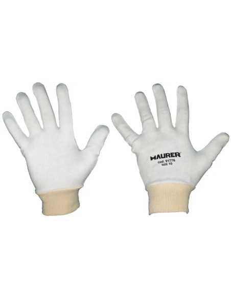 SOTTOGUANTO COTONE BIANCO MAURER - MAURER | Utensili Store
