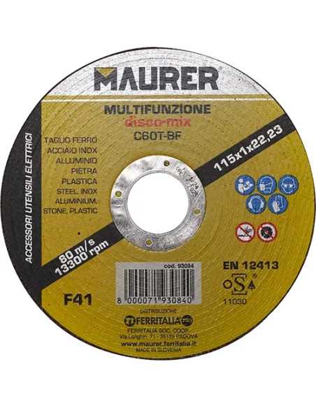 MOLA TAGLIO MULTIFUNZIONE MAURER - MAURER | Utensili Store