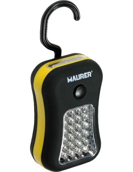 TORCIA BATTERIA MAGNETICA MAURER 24+4LED - MAURER | Utensili Store