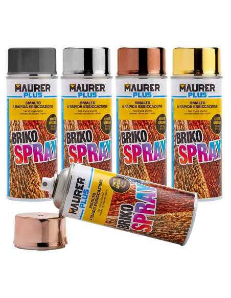 BRIKO SPRAY MAURER PLUS 400ML FLUORESCENTE GIALLO - MAURER-PLUS | Utensili Store