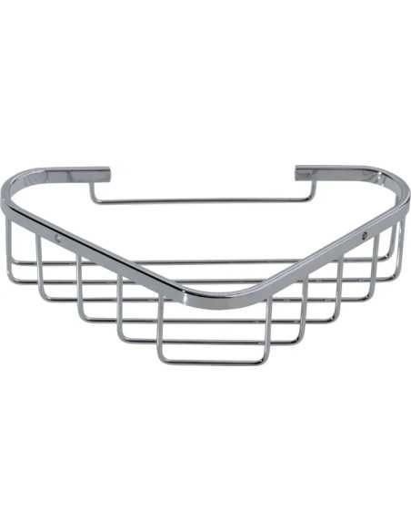 PORTAOGGETTI BAGNO ANGOLARE ACCIAIO INOX "AQUA" - MAURER | Utensili Store