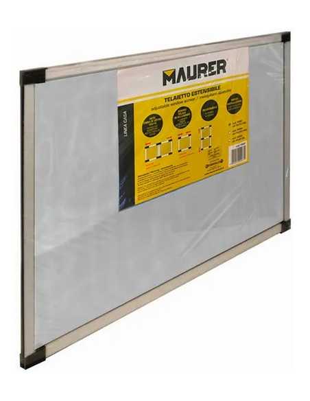 ZANZARIERA TELAIO ESTENSIBILE GRIGIO MAURER FIBRA - MAURER | Utensili Store