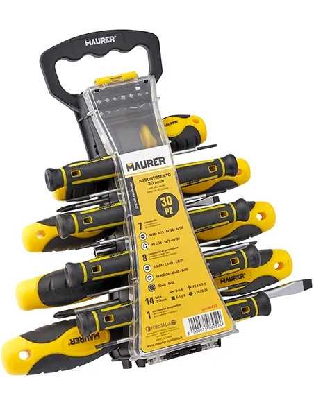 CACCIAVITI E BITS MAURER SERIE 30PZ - MAURER | Utensili Store