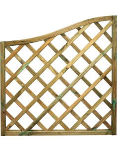 PANNELLO GRIGL. LEGNO IMPREGN. ONDA PICCOLO 90X90HCM PAPILLON - PAPILLON