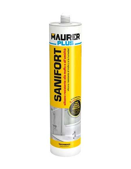 SILICONE ACETICO 'SANIFORT' MAURER PLUS - MAURER-PLUS | Utensili Store