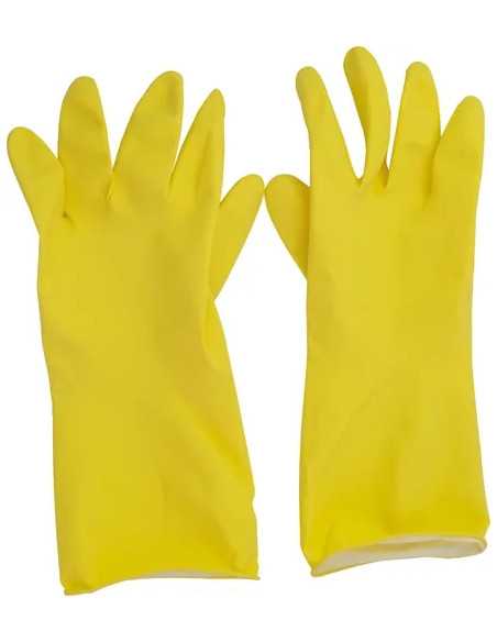 GUANTI USO DOMESTICO LATTICE TG.L MAURER GIALLO - MAURER | Utensili Store