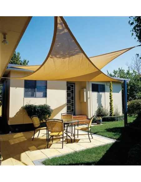 VELA OMBREGGIANTE TRIANG. ECRU' PAPILLON - PAPILLON | Utensili Store