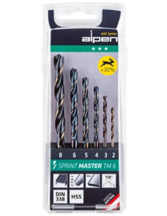 PUNTE SERIE METALLO HSS SPRINT MASTER TM 6 - ALPEN