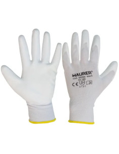 GUANTI LAVORO POLIURETANO BIANCO 'SEATTLE' - MAURER