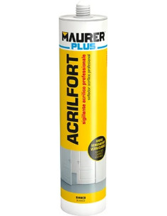 SILICONE ACRILICO ACRILFORT MAURER PLUS BIANCO - MAURER-PLUS