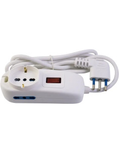 MULTIPRESA C/INTER. 1P. SCHUKO+2P. LAT. BIPASSO MAURER - MAURER