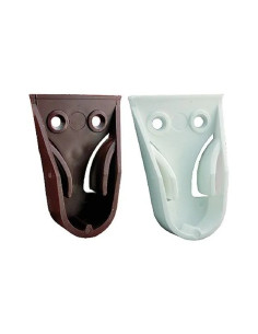 Koncreto - REGGITUBO PER TUBO TONDO mm 18 - pz. 4 bianco