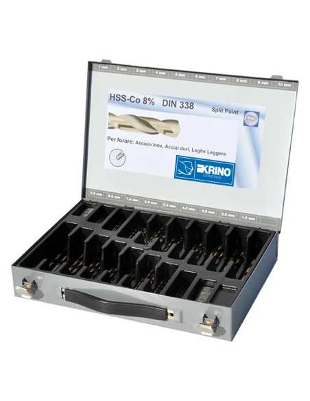 PUNTE PER METALLO HSS AL COBALTO 8% - KRINO | Utensili Store