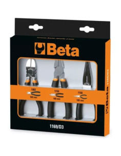 Beta Utensili ASSORTIMENTI 2PINZE+1TRONCHESE