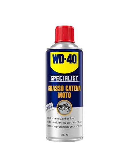 Grasso Catena Moto - Per Condizioni Umide - Compatible con O, X, Z Rings - Spray 400ml - WD-40 Specialist | Utensili Store