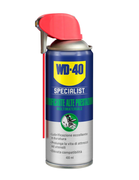 Lubrificante al PTFE - Alte Prestazioni - Spray Doppia Posizione - Applicazione multimateriale - NSF - 400ml - WD-40 Specialist | Utensili Store