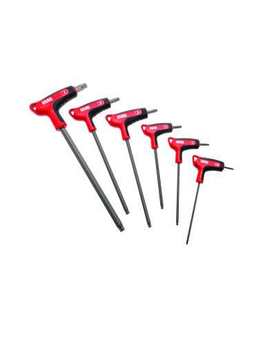 SERIE DI 6 CHIAVI MASCHIO PROFILO ESAGONALE X-GRIP 280 HX/SE6 - USAG ORIGINAL | Utensili Store