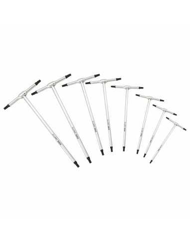 SERIE DI 8 CHIAVI A T PER VITI IMPRONTA TORX 280 TTX/SE8 - USAG ORIGINAL | Utensili Store