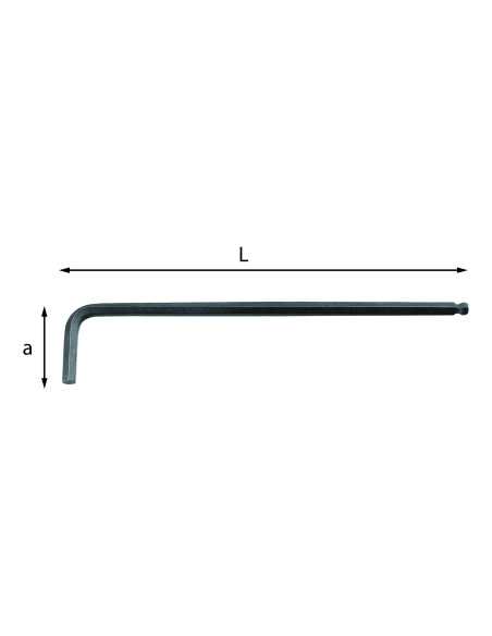 CHIAVI MASCHIO ESAGONALE LUNGHE PIEGATE 280 XLTS - USAG ORIGINAL | Utensili Store