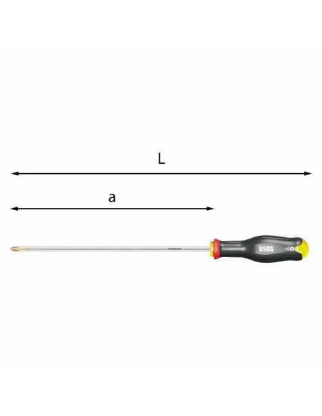 GIRAVITI PER VITI CON IMPRONTA A CROCE PHILLIPS D 324 LPH - USAG ORIGINAL | Utensili Store