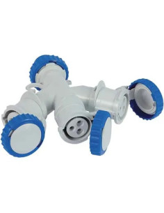 FANTON ADATTATORE MULTIPLO SPINA BLU PRESA BLU