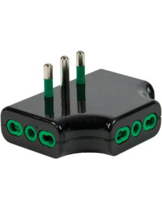 FANTON - ADATTATORE TRIPLO RIBASSATO 16A-16A FME