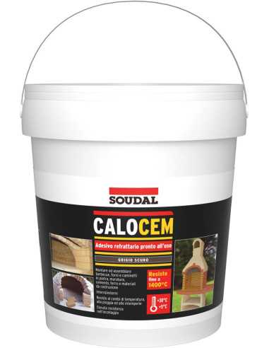 ADESIVO REFRATTARIO SOUDAL 'CALOCEM' - Senza Marca | Utensili Store