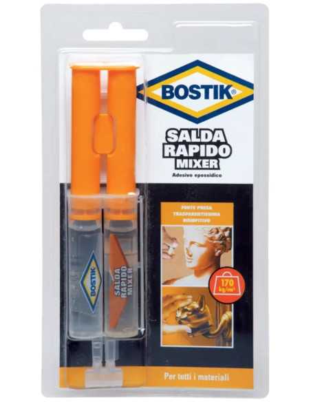 ADESIVO SALDARAPIDO MIXER BOSTIK - BOSTIK | Utensili Store