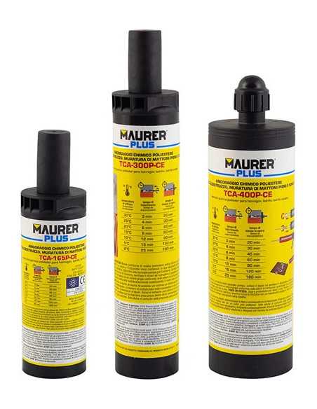 ANCORANTE CHIMICO POLIESTERE TCA-165P-CE MAURER PLUS - MAURER-PLUS | Utensili Store