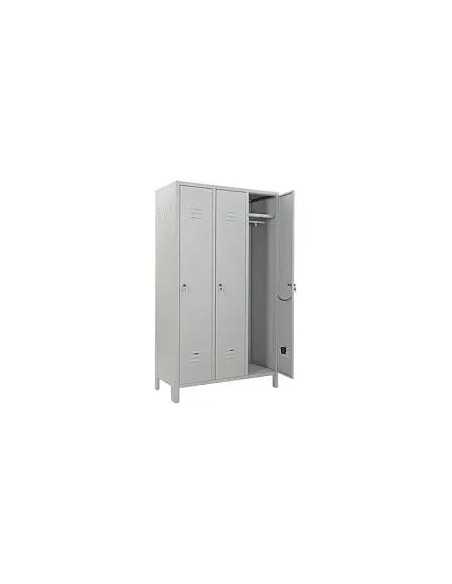 ARMADIO METALLO SLIM SPORCO/PULITO 3 POSTI - PROMETAL | Utensili Store