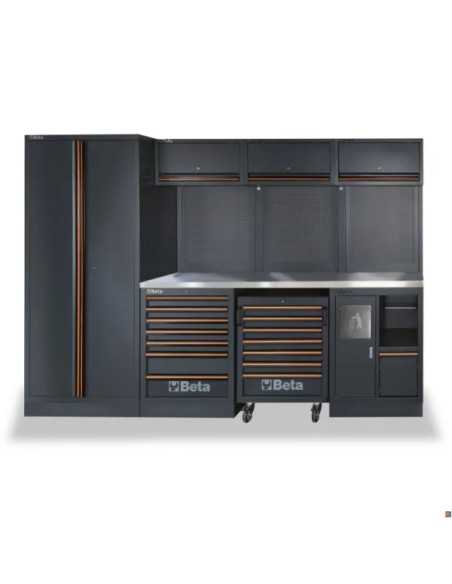 ARREDI PRO 3MT PIANO INOX + ARMADIO - Beta Utensili | Utensili Store