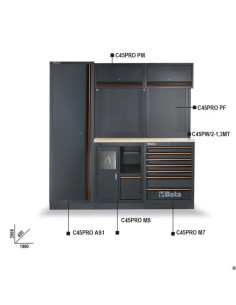 Beta Utensili - ARREDI PRO C-2MT PIANO WOOD