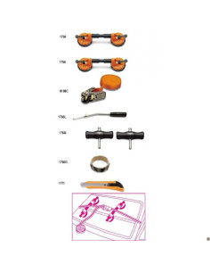 Beta Utensili ASSORTIMENTI PER CRISTALLI AUTO