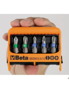 Beta Utensili ASTUCCI 10 BITS 1/4+ 1 PORTAINS. MIX