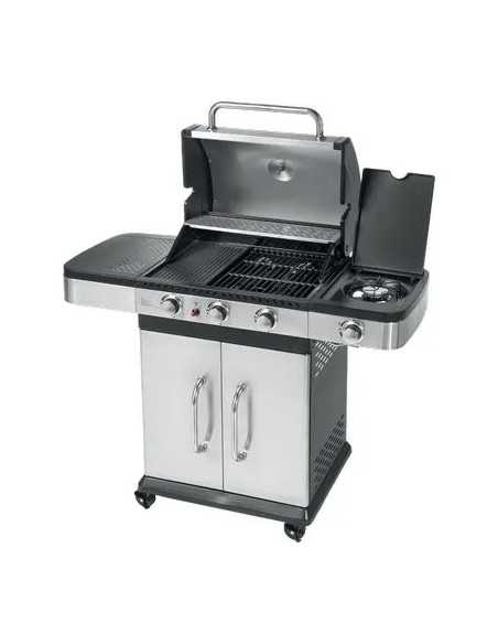 BARBECUE GAS INDIANAPOLIS 3+1 TITANIUM OMPAGRILL - OMPAGRILL | Utensili Store