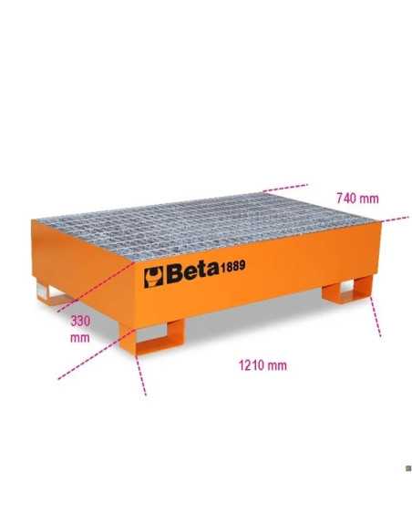 BASI RETTANGOLARI PER 2 FUSTI - Beta Utensili | Utensili Store
