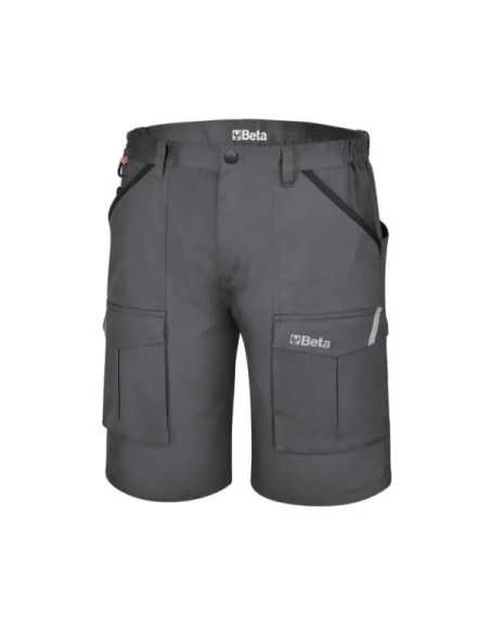 BERMUDA WORK COTTON MEDIUM GREY TG.XXL - Beta Utensili | Utensili Store