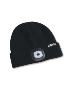 Beta Utensili - Berretto Lana C/Luce Ricaric. Black